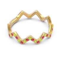 Half Eternity Modern Pave Bhaggi Band