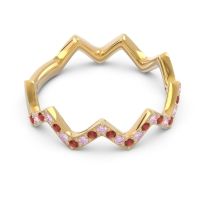 Half Eternity Modern Pave Bhaggi Band