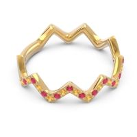 Half Eternity Modern Pave Bhaggi Band