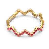 Half Eternity Modern Pave Bhaggi Band