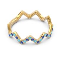Half Eternity Modern Pave Bhaggi Band