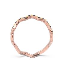 Half Eternity Modern Pave Bhaggi Band