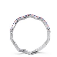 Half Eternity Modern Pave Bhaggi Band