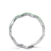 Half Eternity Modern Pave Bhaggi Band
