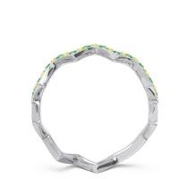 Half Eternity Modern Pave Bhaggi Band