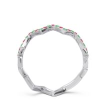 Half Eternity Modern Pave Bhaggi Band