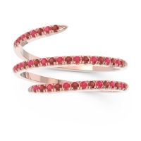 Half Eternity Wrap Pave Yatra Band