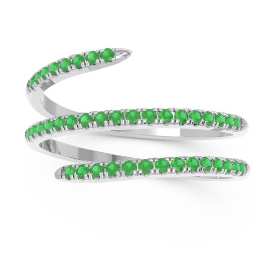 Half Eternity Wrap Pave Yatra Band