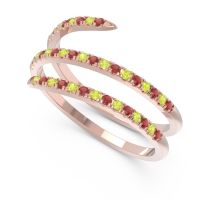 Half Eternity Wrap Pave Yatra Band