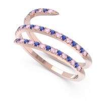 Half Eternity Wrap Pave Yatra Band