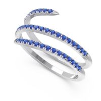 Half Eternity Wrap Pave Yatra Band