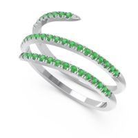 Half Eternity Wrap Pave Yatra Band