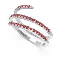 Half Eternity Wrap Pave Yatra Band