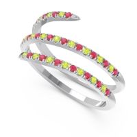 Half Eternity Wrap Pave Yatra Band