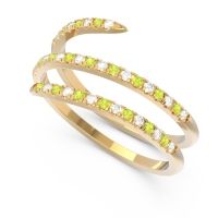 Half Eternity Wrap Pave Yatra Band