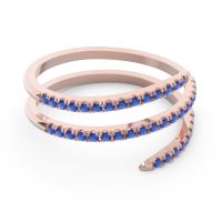 Half Eternity Wrap Pave Yatra Band