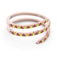 Half Eternity Wrap Pave Yatra Band