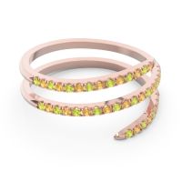 Half Eternity Wrap Pave Yatra Band
