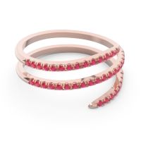 Half Eternity Wrap Pave Yatra Band