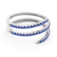 Half Eternity Wrap Pave Yatra Band