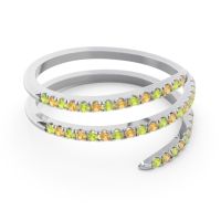 Half Eternity Wrap Pave Yatra Band