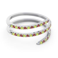 Half Eternity Wrap Pave Yatra Band
