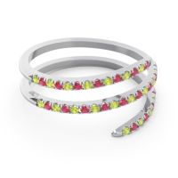 Half Eternity Wrap Pave Yatra Band
