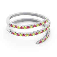 Half Eternity Wrap Pave Yatra Band