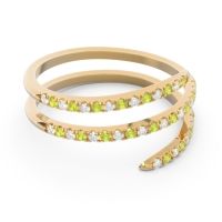 Half Eternity Wrap Pave Yatra Band