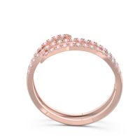 Half Eternity Wrap Pave Yatra Band