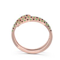 Half Eternity Wrap Pave Yatra Band