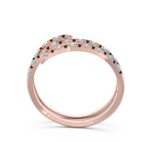 Half Eternity Wrap Pave Yatra Band