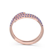 Half Eternity Wrap Pave Yatra Band