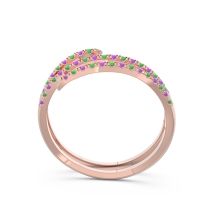 Half Eternity Wrap Pave Yatra Band