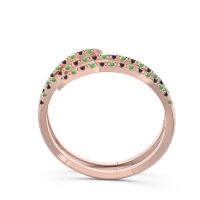Half Eternity Wrap Pave Yatra Band