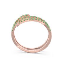 Half Eternity Wrap Pave Yatra Band