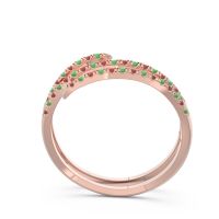 Half Eternity Wrap Pave Yatra Band