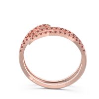 Half Eternity Wrap Pave Yatra Band