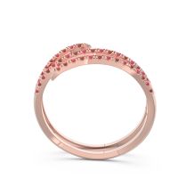 Half Eternity Wrap Pave Yatra Band