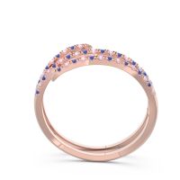 Half Eternity Wrap Pave Yatra Band