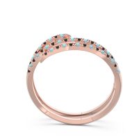 Half Eternity Wrap Pave Yatra Band