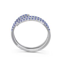 Half Eternity Wrap Pave Yatra Band