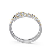 Half Eternity Wrap Pave Yatra Band