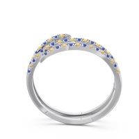 Half Eternity Wrap Pave Yatra Band