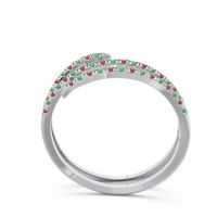 Half Eternity Wrap Pave Yatra Band