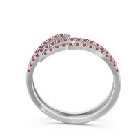 Half Eternity Wrap Pave Yatra Band