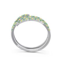Half Eternity Wrap Pave Yatra Band