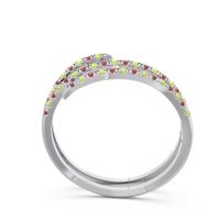 Half Eternity Wrap Pave Yatra Band