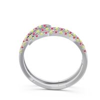 Half Eternity Wrap Pave Yatra Band