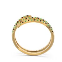 Half Eternity Wrap Pave Yatra Band